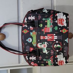 Brand new faux Disney Its a Small World Christmas purse with matching wallet
